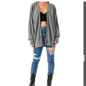 Furst Of a Kind Distressed Cardigan